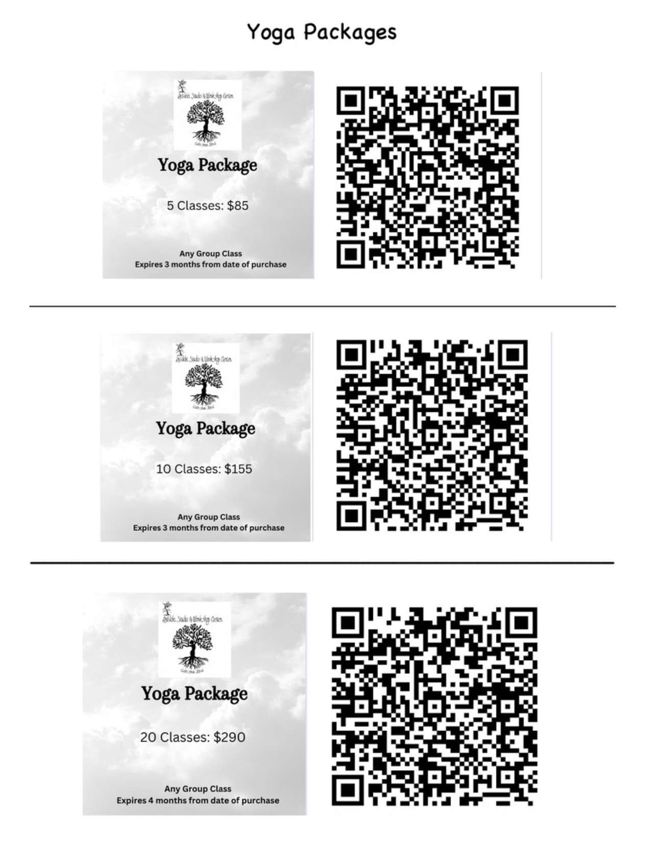 Yoga Classes for Goshen Chamber Members-2