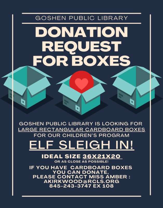 Donation Request For Boxes