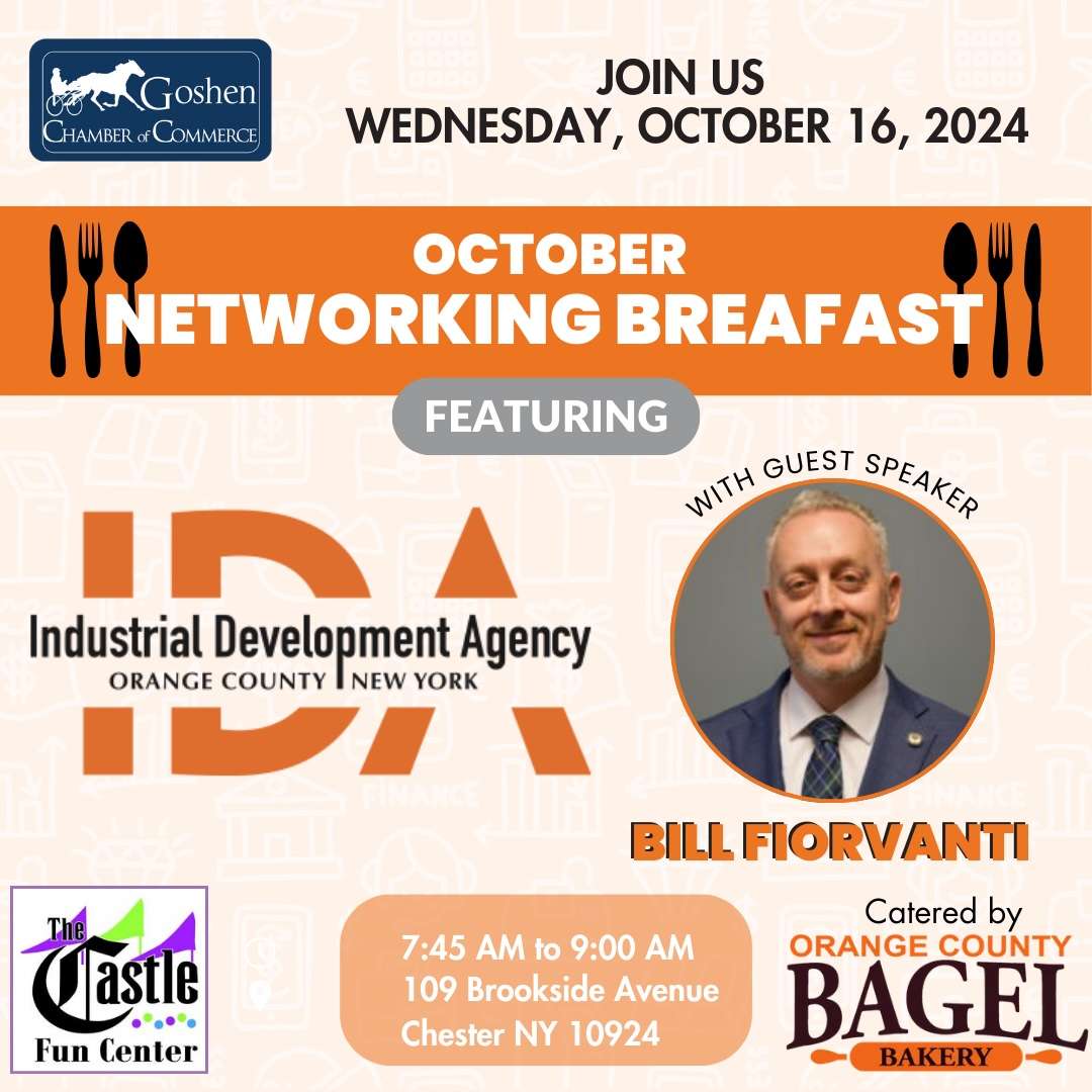 October Networking Breakfast - Orange County IDA 3 October Networking Breakfast - 1
