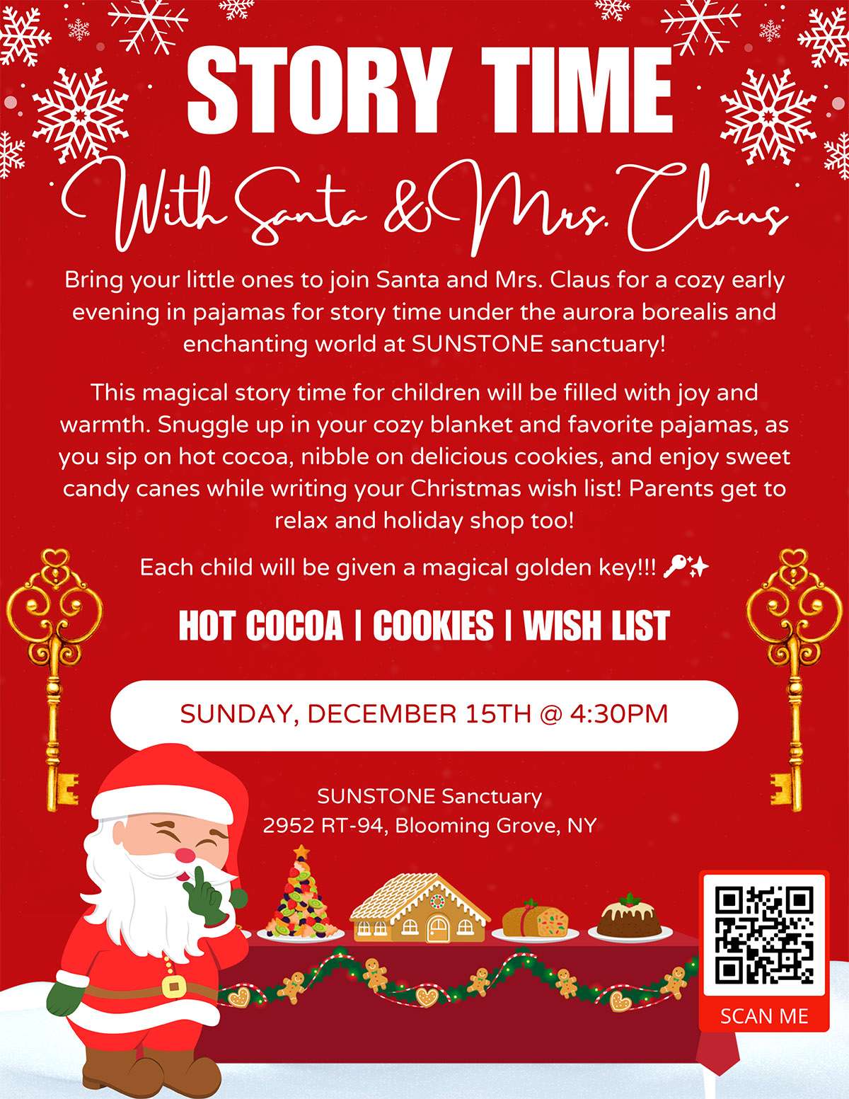 Story Time w Santa Mrs