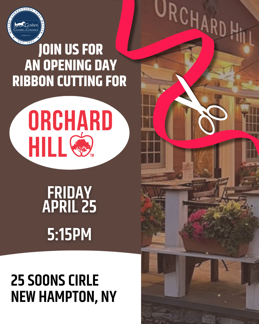 Orchard Hill Ribbon Cutting