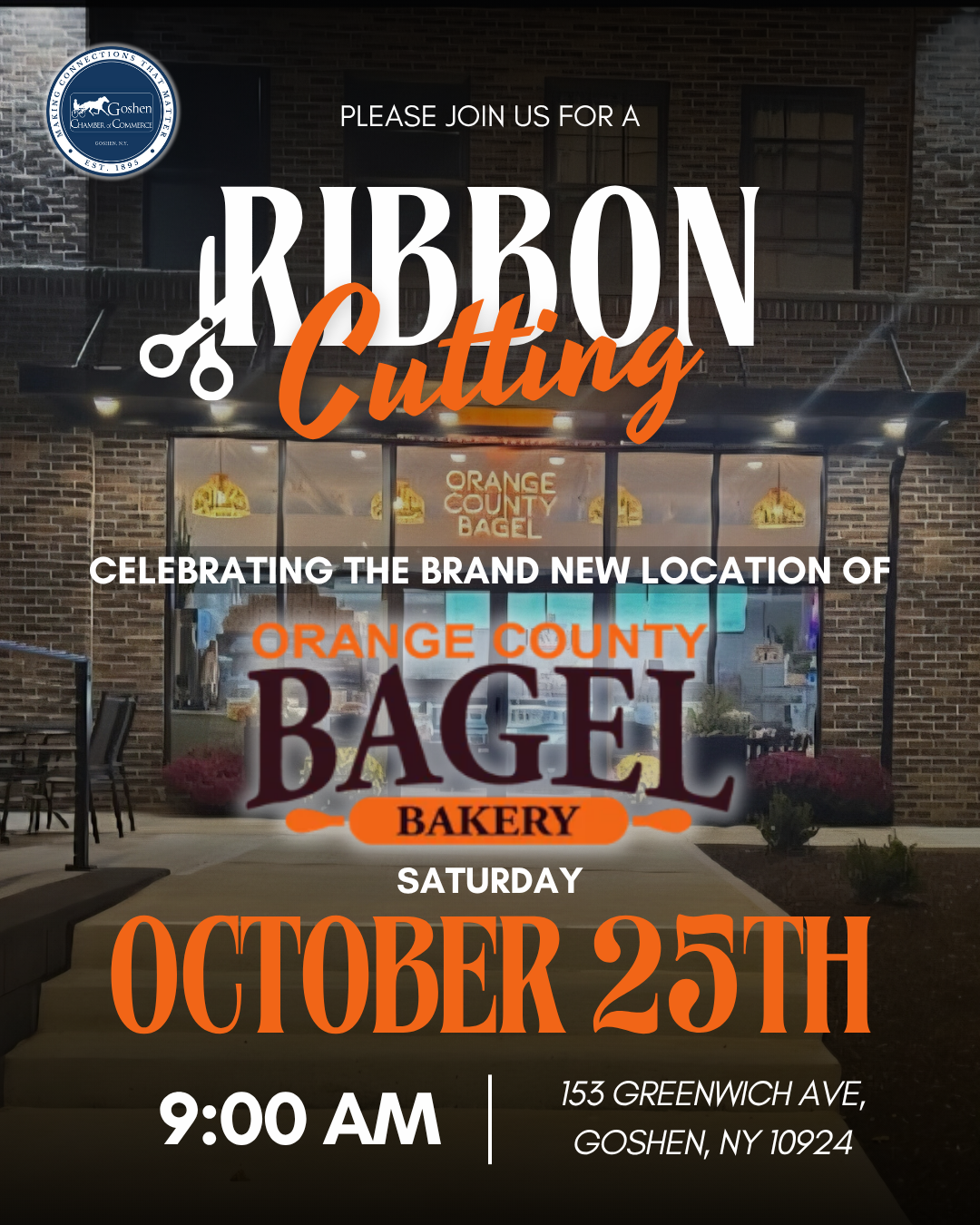 OC Bagel Ribbon Cutting 1