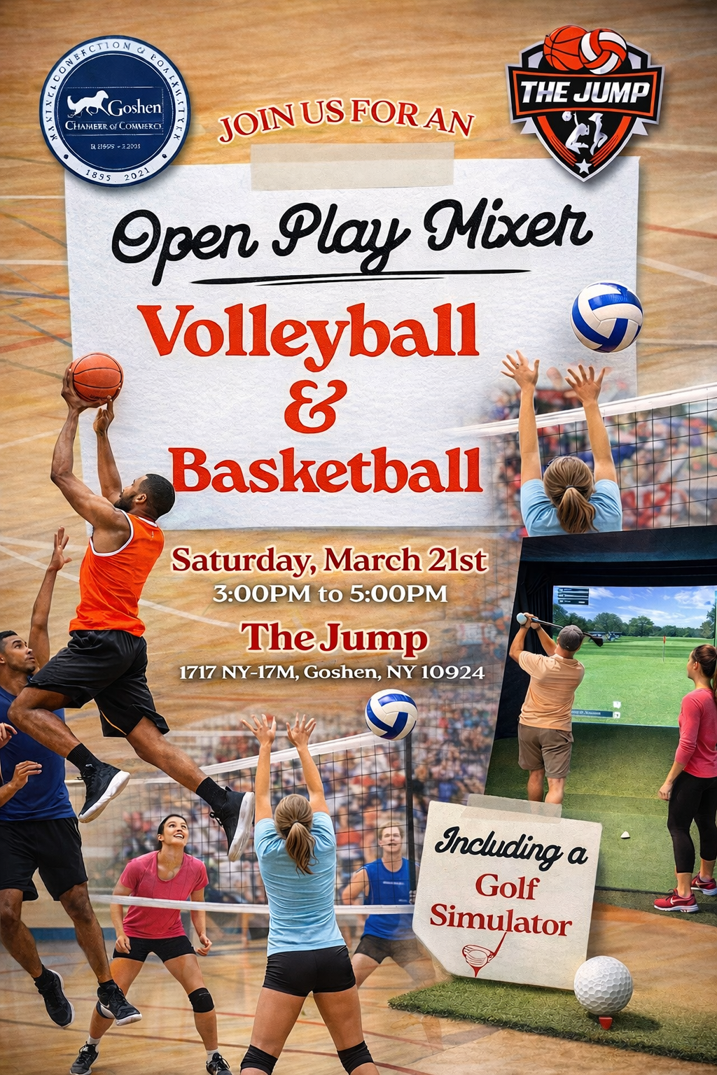 Open play mixer at The Jump