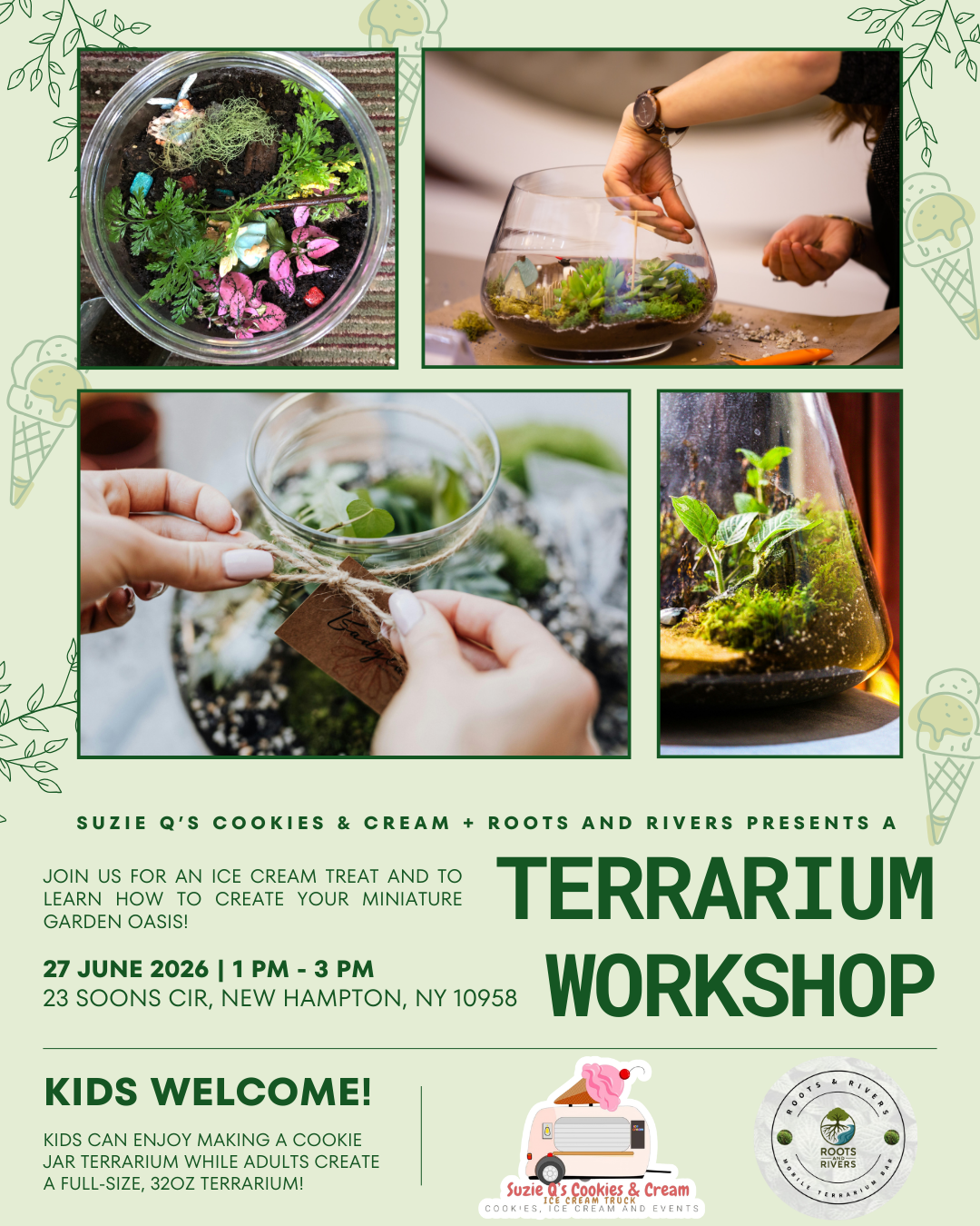 Suzie Qs Terrarium Workshop 1